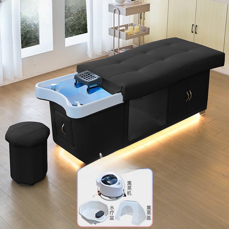 سرير غسيل وسبا الرأس فاخر بإضاءة LED — صورة 8
