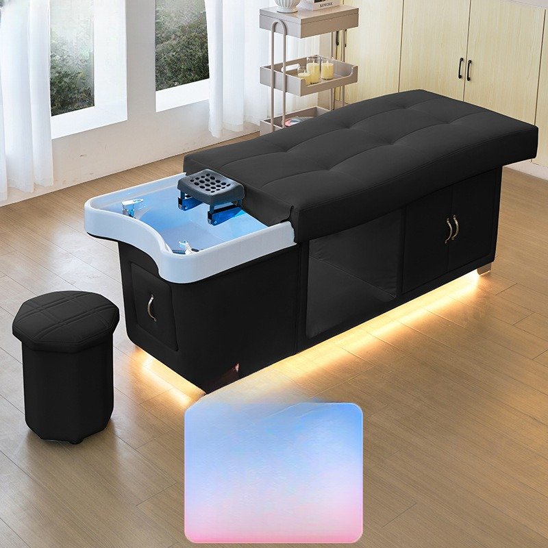 سرير غسيل وسبا الرأس فاخر بإضاءة LED — صورة 12