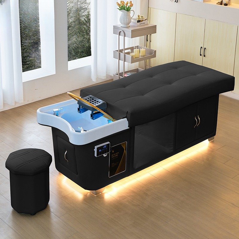سرير غسيل وسبا الرأس فاخر بإضاءة LED — صورة 11