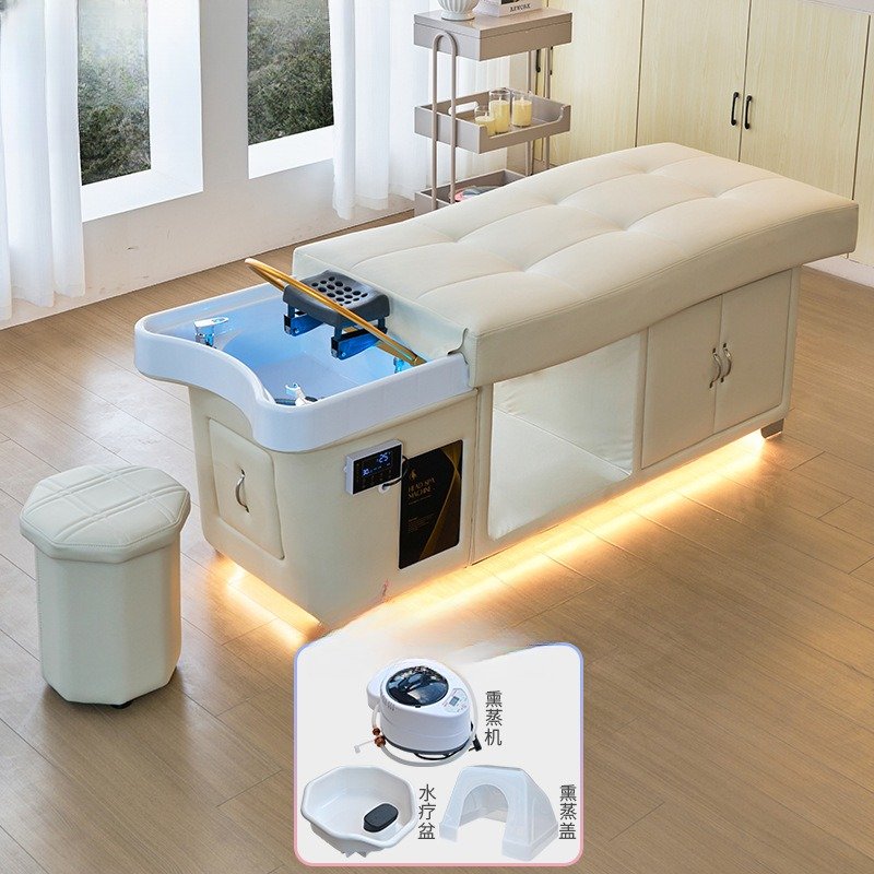 سرير غسيل وسبا الرأس فاخر بإضاءة LED — صورة 17