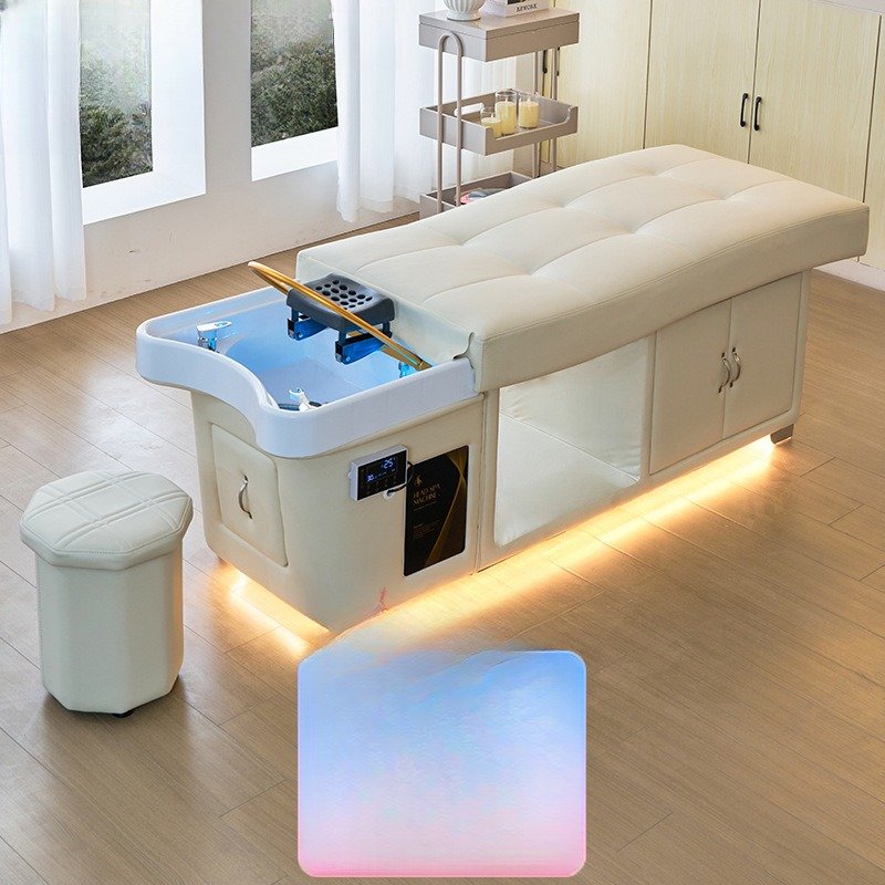 سرير غسيل وسبا الرأس فاخر بإضاءة LED — صورة 21