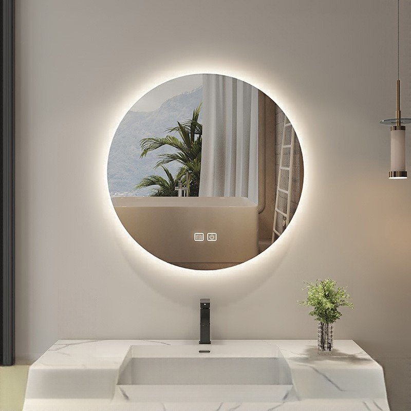 مرآة LED دائرية 70–100 سم