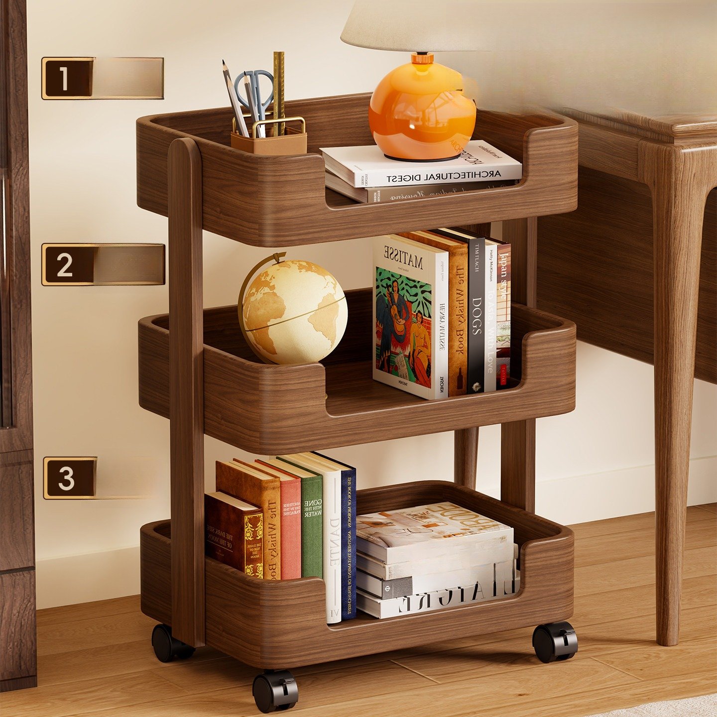 عربة من خشب الجوز — صورة 5